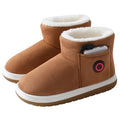 Plush heated indoor boots