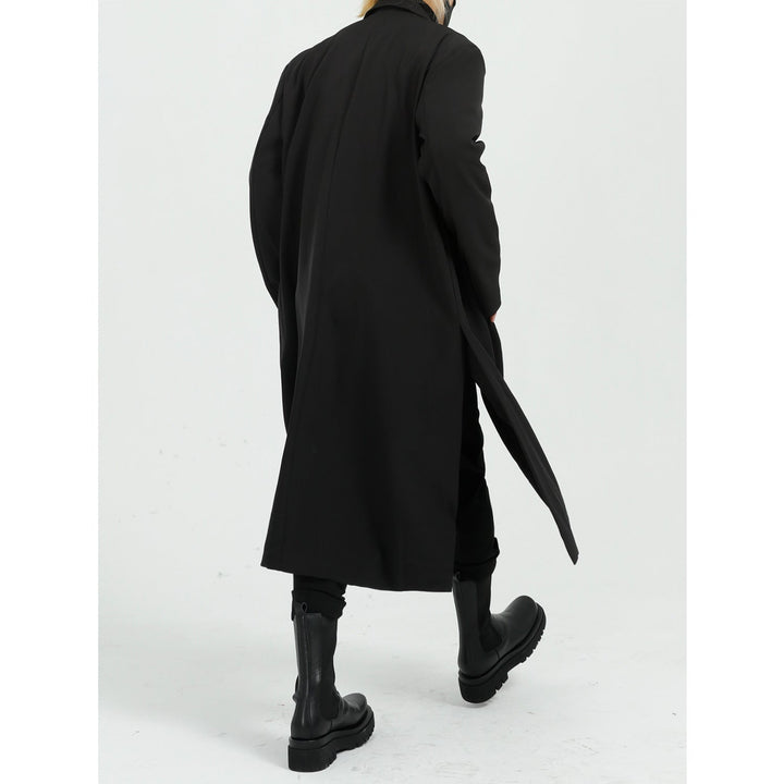 Lightweight Relaxed Men’s Overcoat - Long Polyester Spring