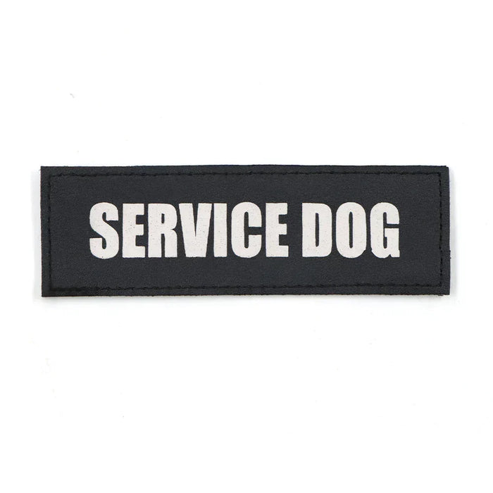 Service Dog Patch Black Harness Label Hook And Loop Fasteners Fall 2025 Easy On Off For Quick Identification