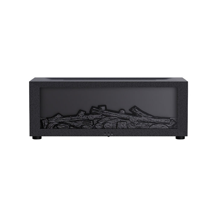 Black fireplace diffuser with flame mist