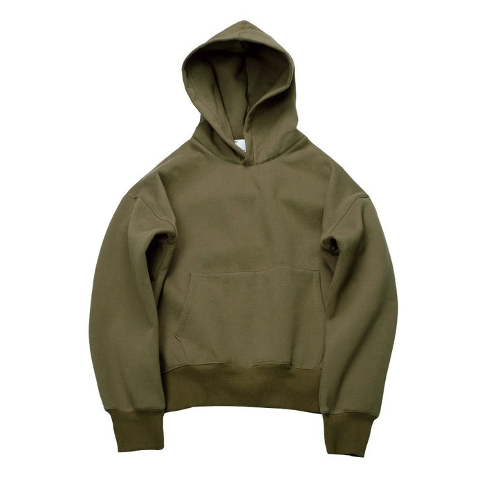 Oversized Relaxed Unisex Hoodie - Boxy Cut, Cotton Layering