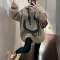 Warm Cozy Women's Oversized Hoodie - Knit, Everyday