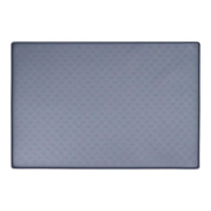 Dog Feeder Mat Non Slip With Raised Edges 15.5 x 23.5 Inches Fall 2025 Pet Essential Keeps Floors Clean