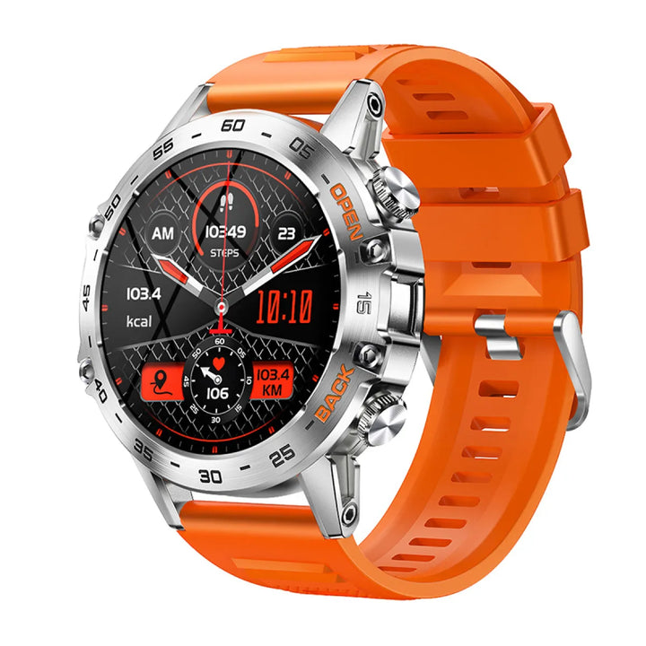 Smart Watch Military Grade Outdoor Fitness Tracker 10ATM Waterproof 100 Plus Sports Modes Fall 2025 Gift