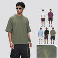 Quick-drying men's t-shirt - pullover, cotton, for outdoor activities and workouts