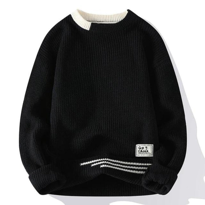 Soft Mens Crewneck Jumper - Relaxed Knit, Warm Casual