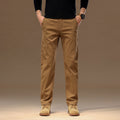 Relaxed men's denim trousers – straight cut, cotton denim, casual everyday wear