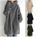 Warm Womens Fleece Hoodie - Oversized, Brushed Fleece