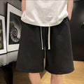 Breathable men's sports shorts - loose-fit, durable, polyester, for sports training