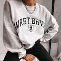 Oversized Women’s Sweatshirt - Crewneck Midweight Fall Top