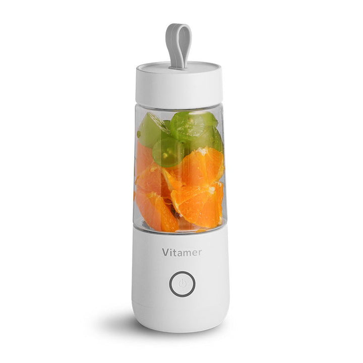 Portable rechargeable blender bottle in pink