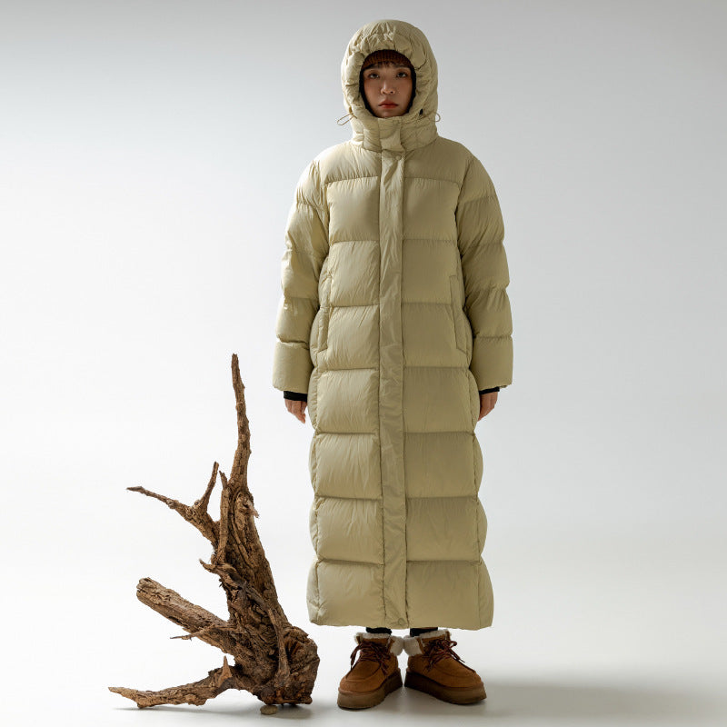 Insulating Women’s Down Coat - Ultra Long Goose Down
