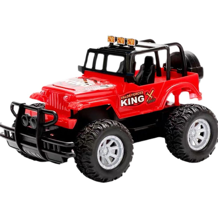 Plovena Remote control off-road jeep with headlights