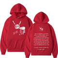 Oversized Men's Hoodie - Relaxed Spandex Blend, Streetwear