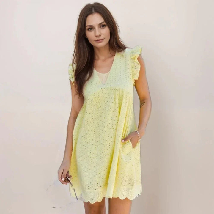 Summer Dresses for Women with Integrated Shorts and Pockets, Lightweight and Breathable Fabric for Ultimate Comfort