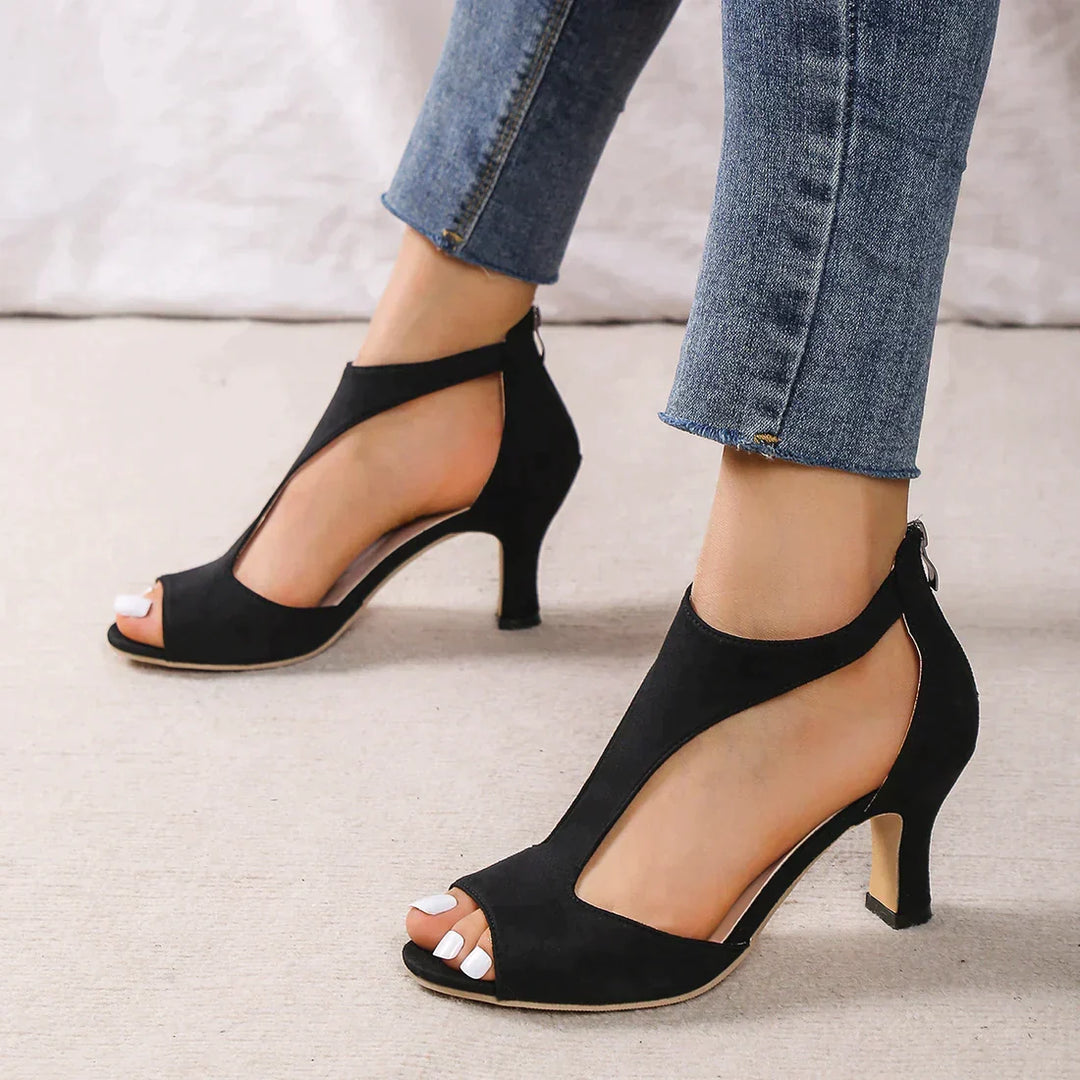 Orthopaedic Heel Sandals for Women, Ergonomic Design with Soft Padded Insole and All-Day Comfort