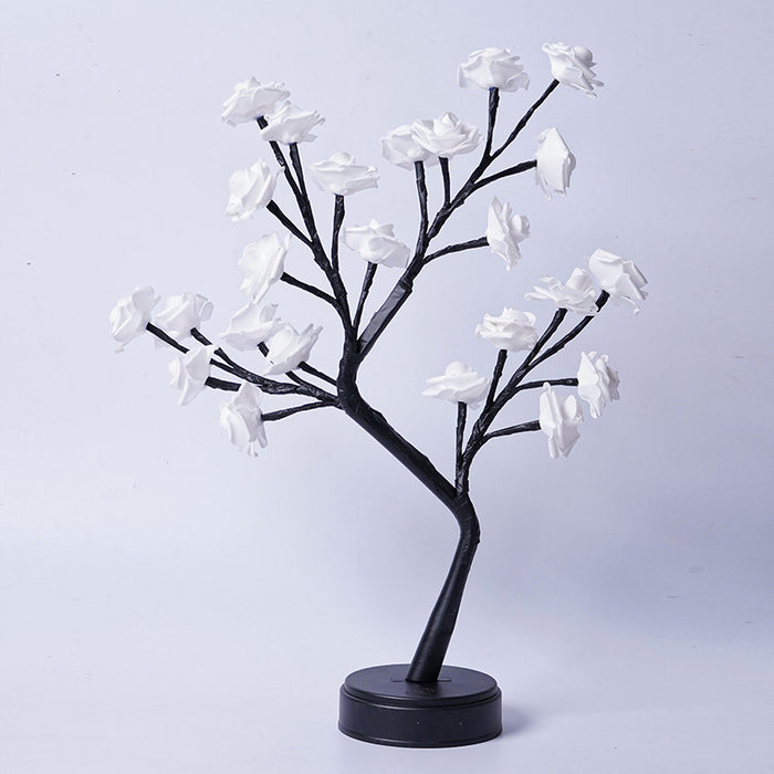 Plovena Rose tree table lamp with bendable branches