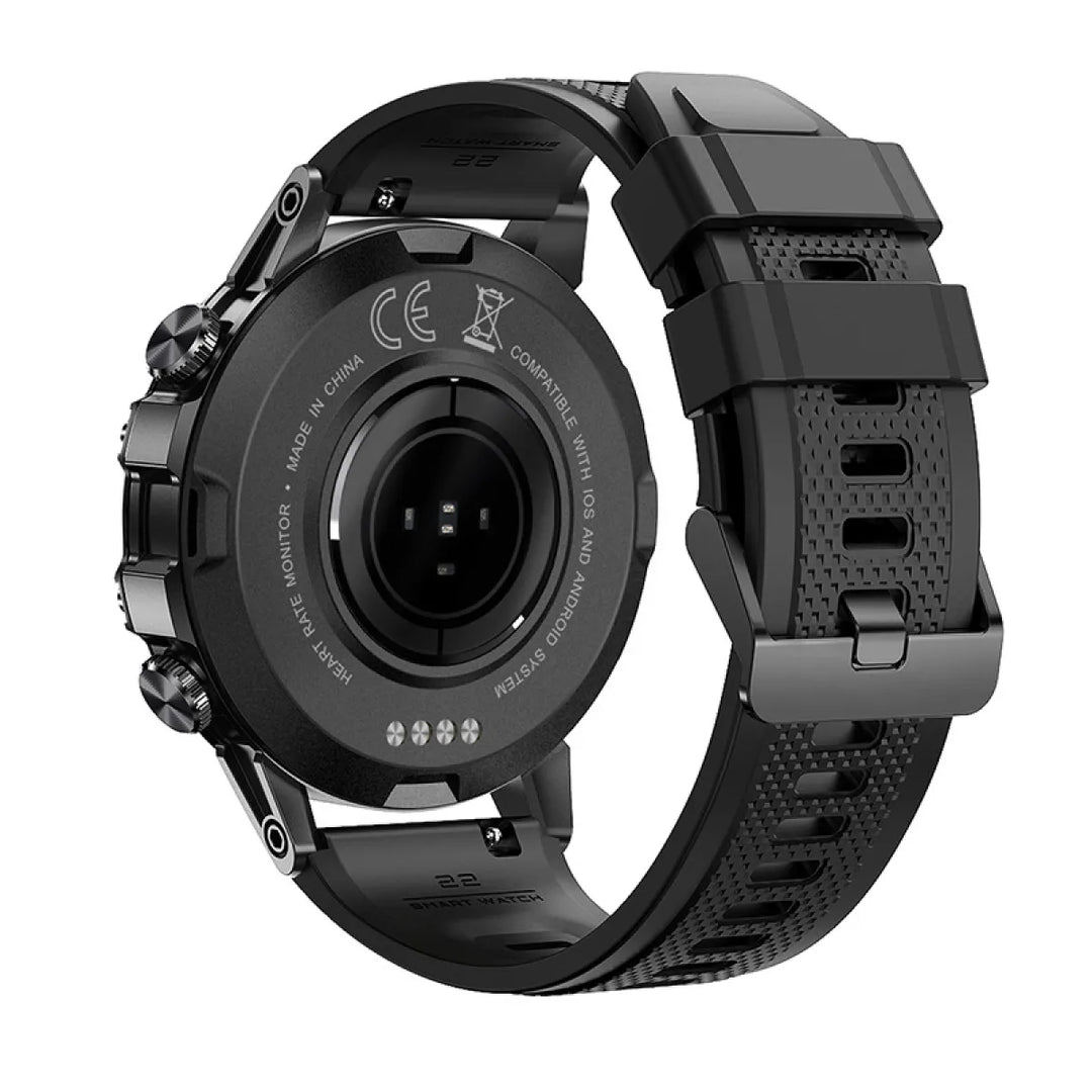 Smart Watch Military Grade Outdoor Fitness Tracker 10ATM Waterproof 100 Plus Sports Modes Fall 2025 Gift
