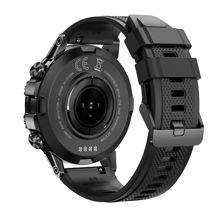 Smart Watch Military Grade Outdoor Fitness Tracker 10ATM Waterproof 100 Plus Sports Modes Fall 2025 Gift