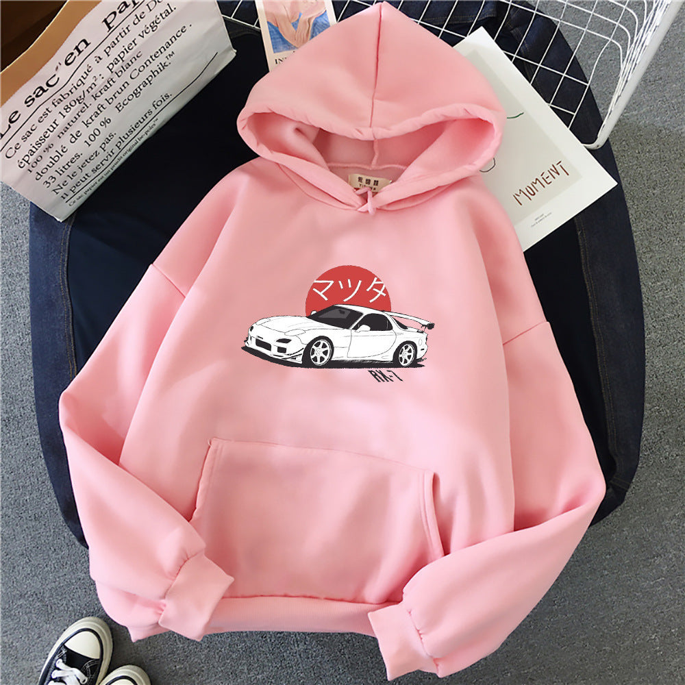 Lightweight Unisex Hoodie - Drop-Shoulder, Cotton, Everyday