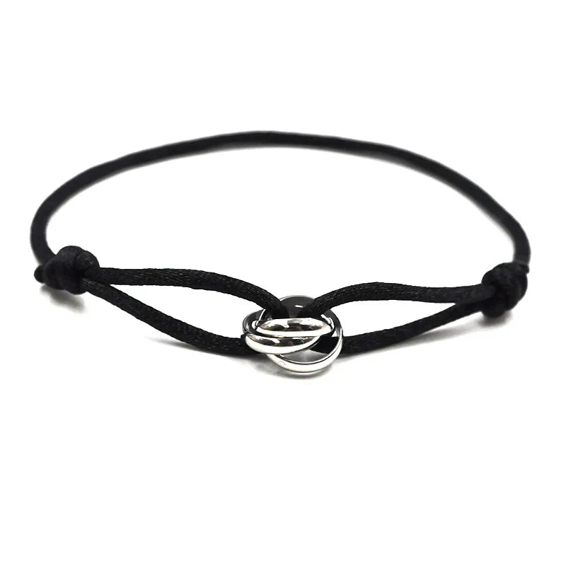 Bracelet Rope Chain Wrap Bracelet Adjustable Unisex jewellery 3 Metal Buckle Fall 2026 Trend Gift