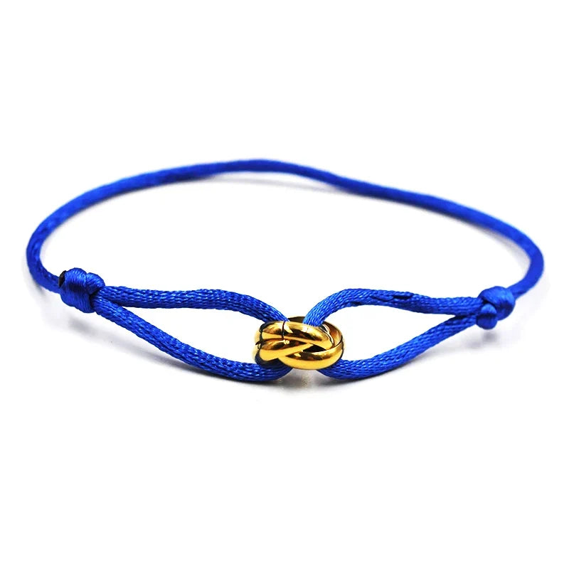 Bracelet Rope Chain Wrap Bracelet Adjustable Unisex jewellery 3 Metal Buckle Fall 2026 Trend Gift