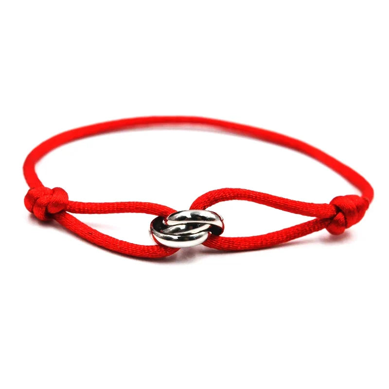 Bracelet Rope Chain Wrap Bracelet Adjustable Unisex jewellery 3 Metal Buckle Fall 2026 Trend Gift