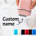 Personalized Custom Name Rubber Stamp + 100 Stickers – Self-Signing Stationery Set 2026