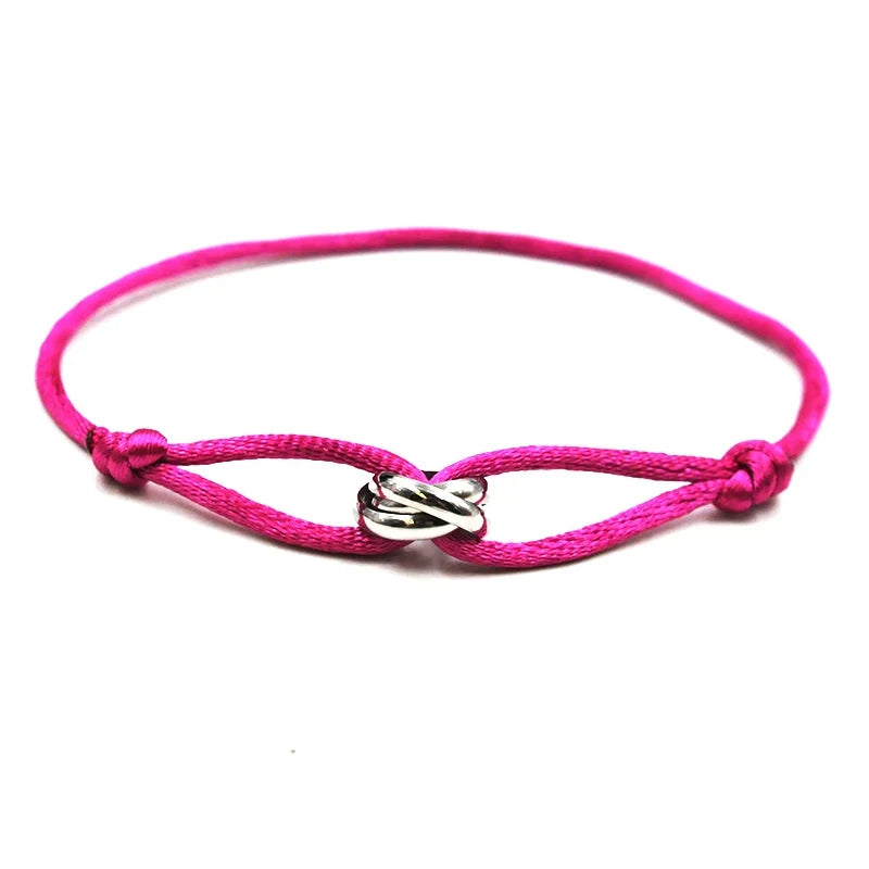 Bracelet Rope Chain Wrap Bracelet Adjustable Unisex jewellery 3 Metal Buckle Fall 2026 Trend Gift