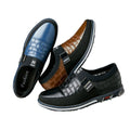 Breathable Leather Men's Shoes with Orthopaedic Support, Soft Insole, and Versatile Design for All Occasions