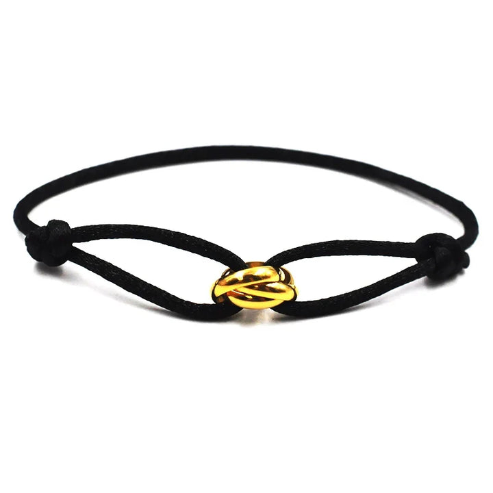 Bracelet Rope Chain Wrap Bracelet Adjustable Unisex jewellery 3 Metal Buckle Fall 2026 Trend Gift