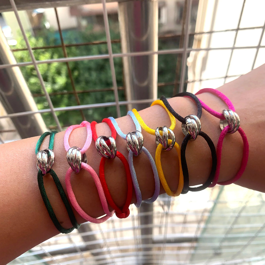 Bracelet Rope Chain Wrap Bracelet Adjustable Unisex jewellery 3 Metal Buckle Fall 2026 Trend Gift