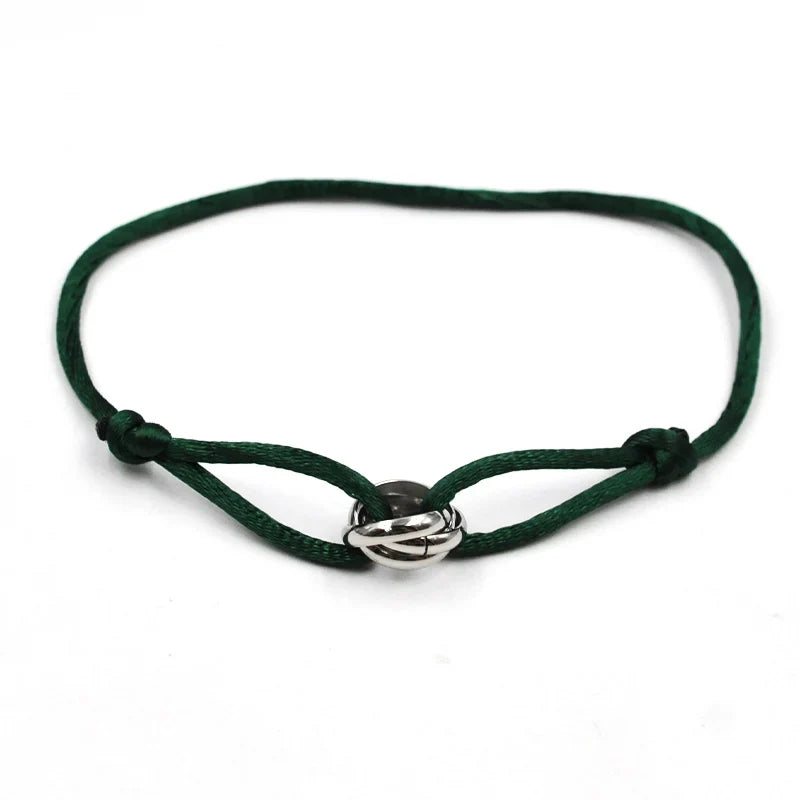 Bracelet Rope Chain Wrap Bracelet Adjustable Unisex jewellery 3 Metal Buckle Fall 2026 Trend Gift