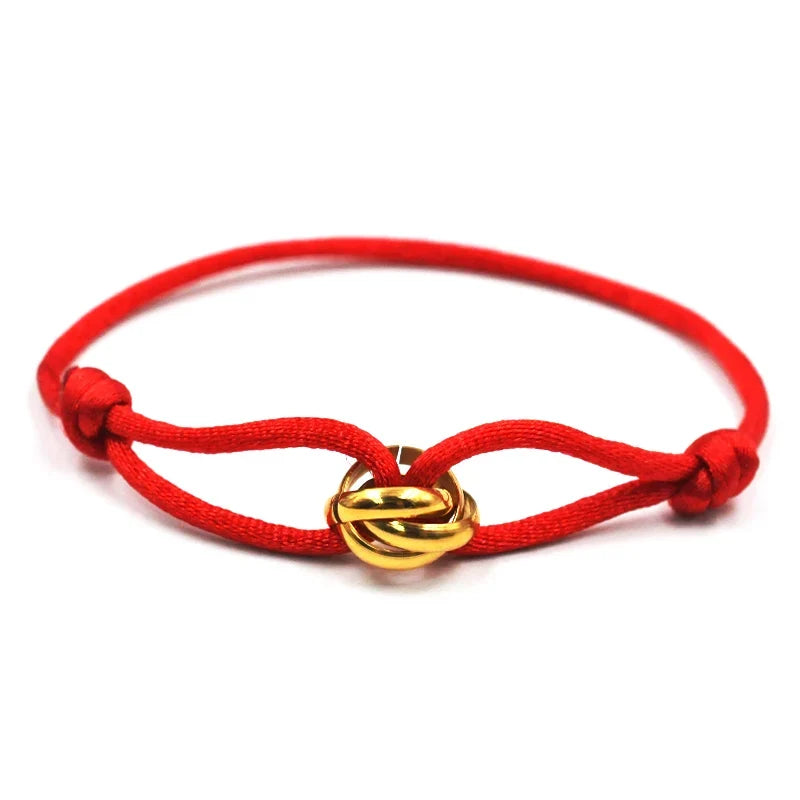 Bracelet Rope Chain Wrap Bracelet Adjustable Unisex jewellery 3 Metal Buckle Fall 2026 Trend Gift