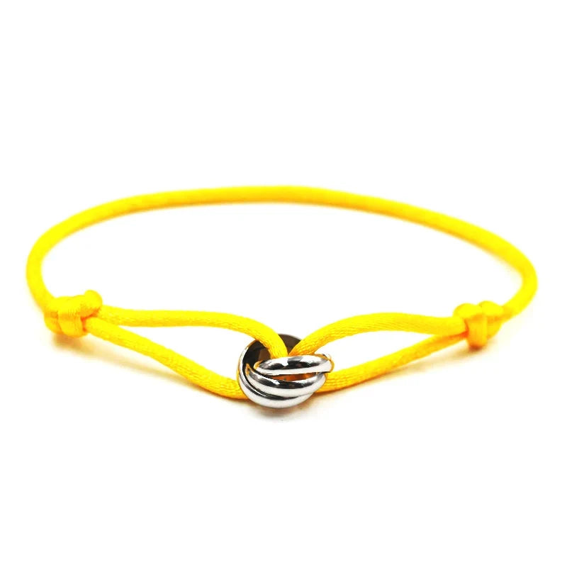 Bracelet Rope Chain Wrap Bracelet Adjustable Unisex jewellery 3 Metal Buckle Fall 2026 Trend Gift
