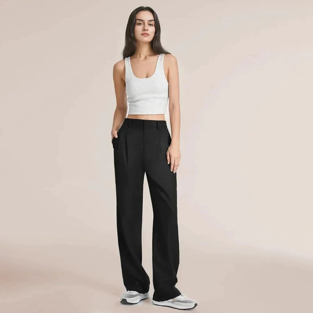 Breathable women’s palazzo Trousers – high-waisted, wide-leg design, for any occasion