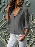 Breathable women's blouse – casual cut, soft fabric, for everyday wear