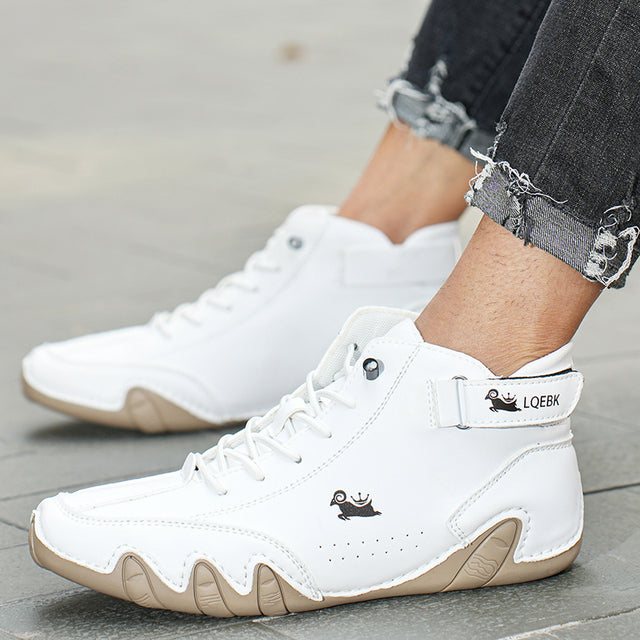 Unisex Leather Barefoot Shoes with Anti-Slip Design and Breathable Comfort for Daily Wear