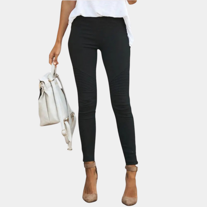 Comfortable women’s high-waisted jeggings – stretchy, fitted design, for everyday and evening wear