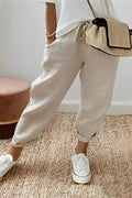 Breathable women's casual Trousers – relaxed fit, 100% cotton, for everyday wear