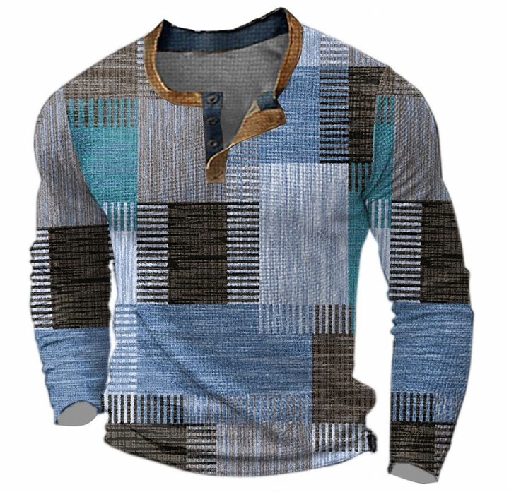 Patterned Pullover for Men - Stylish Comfort Jumper for Casual Wear, Versatile Design for Everyday Outfits