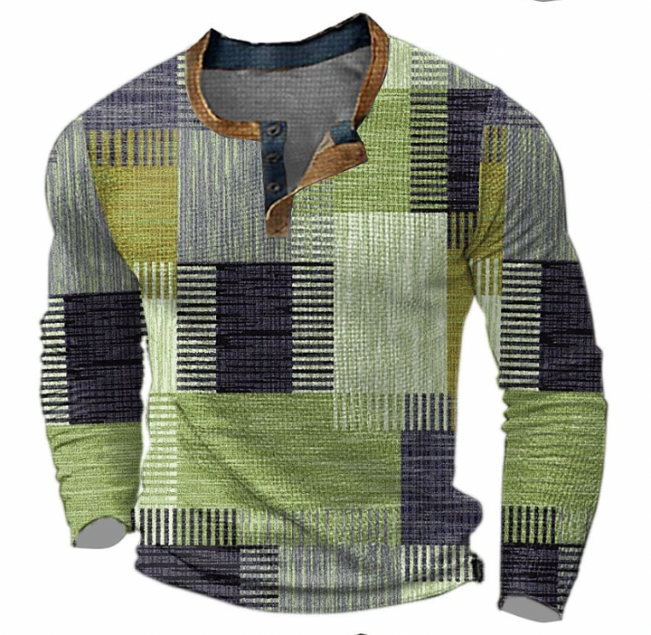 Patterned Pullover for Men - Stylish Comfort Jumper for Casual Wear, Versatile Design for Everyday Outfits