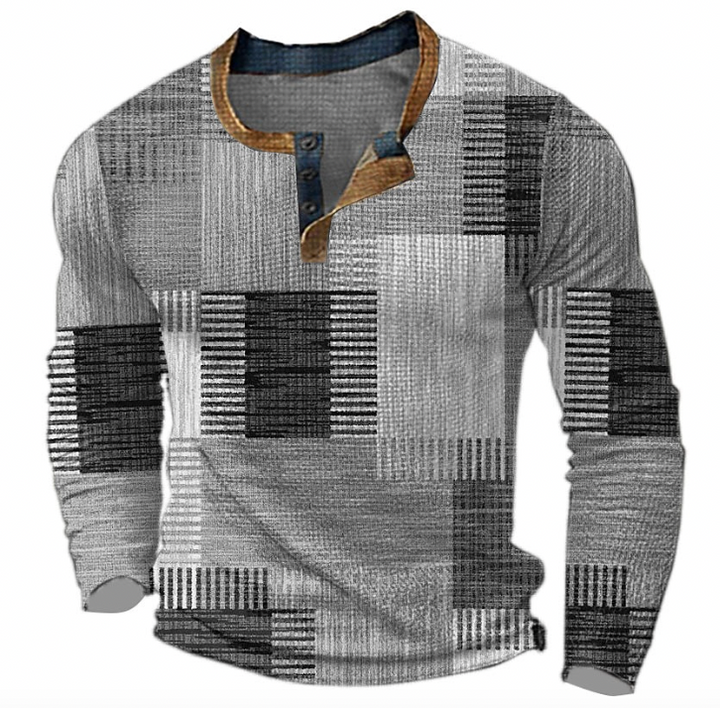 Patterned Pullover for Men - Stylish Comfort Jumper for Casual Wear, Versatile Design for Everyday Outfits