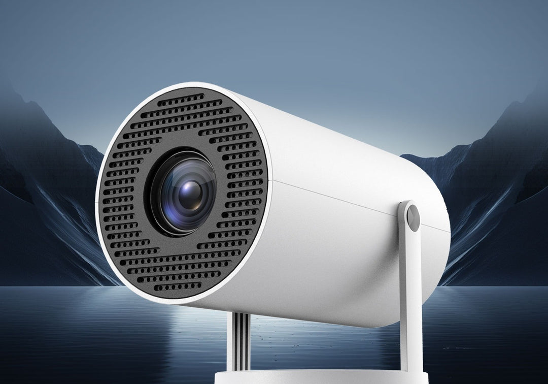 Mini projector with rotating stand