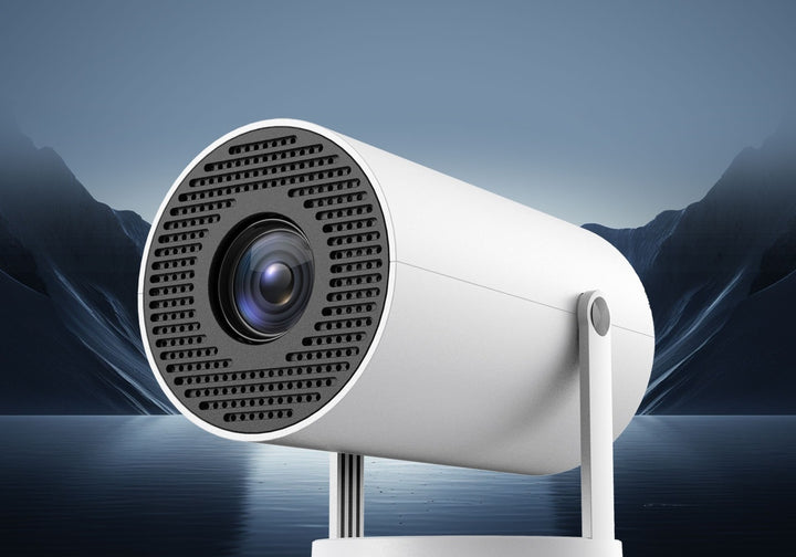 Mini projector with rotating stand