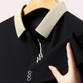 Men's Long Sleeve Polo Shirt, Comfortable Polyester Fabric, Classic Collar, Versatile colours, Regular Fit