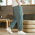 Breathable Loose Fit Men's Joggers, Stylish Cotton Athletic Trousers for Sports and Casual Wear