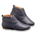 Stylish Black Ankle Boots for Women, Lightweight Anti-Slip Booties with Comfortable Fit and Elastic Lace-Up Closure