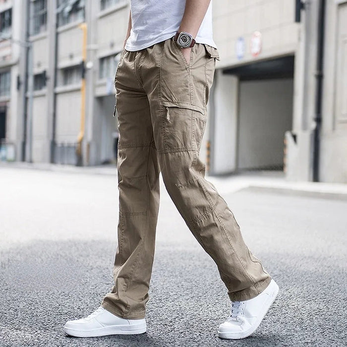 Durable men's cargo Trousers – relaxed fit, breathable fabric, for everyday wear