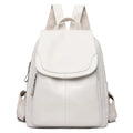 Durable women's leather backpack – structured design, premium quality, for work and daily use